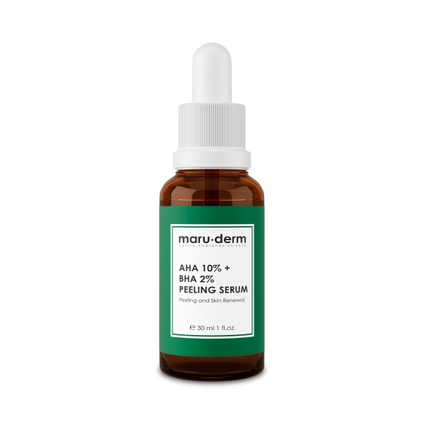 Maru.derm Сыворотка-пилинг для ухода за кожей AHA %10 + BHA %2 Peeling Serum, 30 мл купить