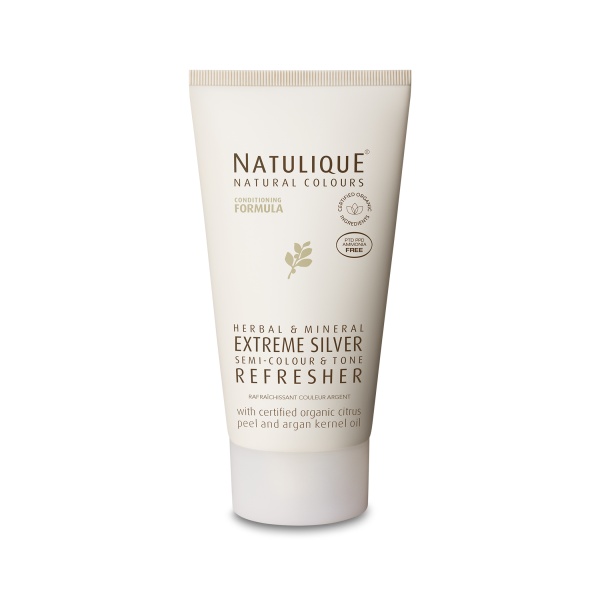 Natulique Полеперманентная крем-краска Refresher, Экстра серебро, 150 мл купить