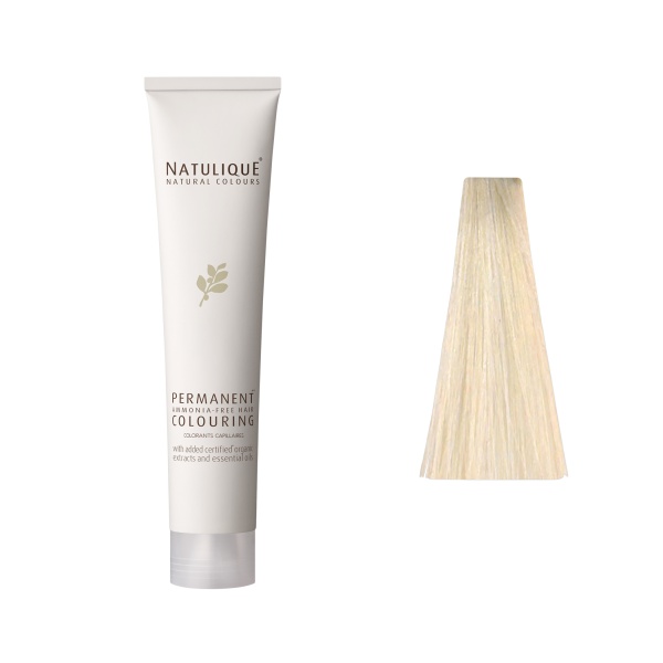 Natulique Краситель для волос без аммиака Permanent Ammonia-Free Hair Colouring, 10.17 Холодно-Платиновый русый Ice Platinum Blonde, 75 мл купить