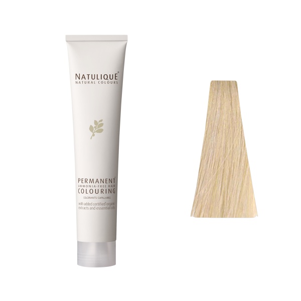 Natulique Краситель для волос без аммиака Permanent Ammonia-Free Hair Colouring, 10.2 осветленный пепельно-Русый Lightened Ash Blonde, 75 мл купить