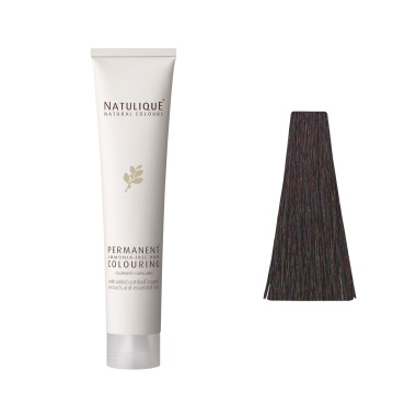 Natulique Краситель для волос без аммиака Permanent Ammonia-Free Hair Colouring, 2.0 Насыщенный Темно-Коричневый Very Dark Brown, 75 мл купить