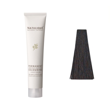 Natulique Краситель для волос без аммиака Permanent Ammonia-Free Hair Colouring, 2.07 угольно-Черный Carbon, 75 мл купить