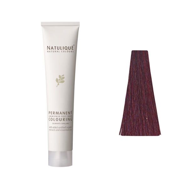 Natulique Краситель для волос без аммиака Permanent Ammonia-Free Hair Colouring, 3.85 фиолетовый Темно-Коричневый Red Violet Dark Brown, 75 мл купить