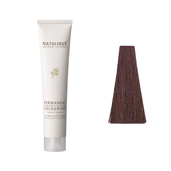 Natulique Краситель для волос без аммиака Permanent Ammonia-Free Hair Colouring, 4.6 медно-Коричневый Copper Brown, 75 мл купить