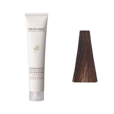 Natulique Краситель для волос без аммиака Permanent Ammonia-Free Hair Colouring, 5.35 светлый махагон золотисто-Коричневый Light Mahogany Golden Brown, 75 мл купить