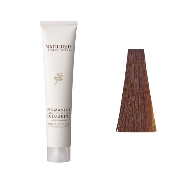 Natulique Краситель для волос без аммиака Permanent Ammonia-Free Hair Colouring, 6.3 золотистый Темно-Русый Dark Golden Blonde, 75 мл купить