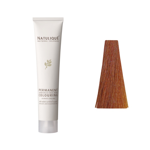 Natulique Краситель для волос без аммиака Permanent Ammonia-Free Hair Colouring, 8.6 светлый медно-Русый Light Copper Blonde, 75 мл купить