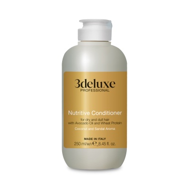 3Deluxe Professional Кондиционер питательный для сухих и ослабленных волос с маслом авокадо и протеинами пшеницы Nutritive Conditioner, 250 мл купить