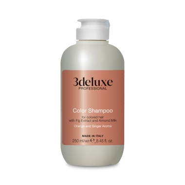 3Deluxe Professional Шампунь для сохранения цвета и блеска окрашенных волос с экстрактом инжира и миндальным молочком Color Shampoo, 250 мл купить