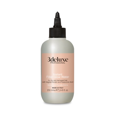 3Deluxe Professional Экспресс-филлер для придания блеска волосам с растительным кератином и гиалуроновой кислотой Instant Filler Glow Water, 250 мл купить