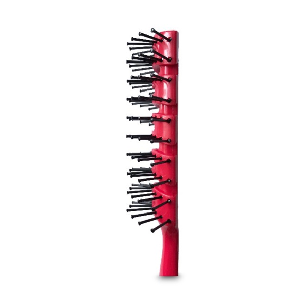 Vess Профессиональная расческа для укладки волос с антибактериальным эффектом Skelton Brush, красная купить