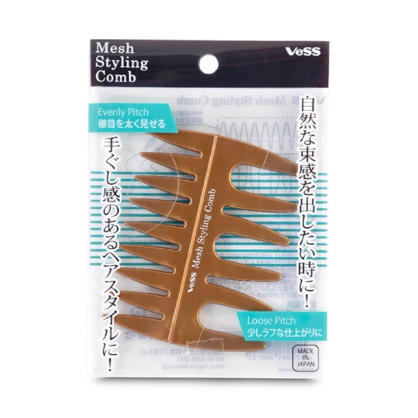Vess Гребень с широкими зубчиками для укладки волос Mesh Styling Comb купить