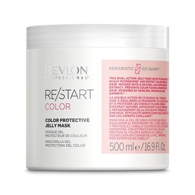 Revlon Professional Защитная гель-маска для окрашенных волос Restart Color Protective Jelly Mask, 500 мл купить