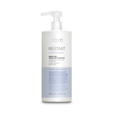 Revlon Professional Мицеллярный шампунь для нормальных и сухих волос Restart Hydration Moisture, 1000 мл купить
