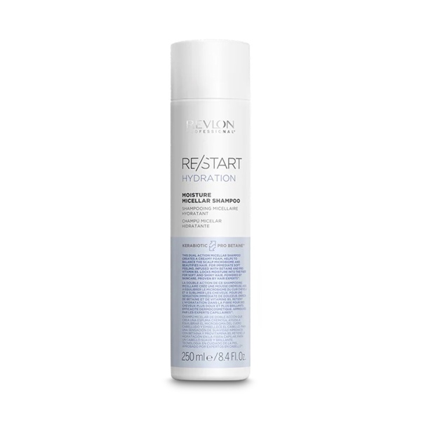 Revlon Professional Мицеллярный шампунь для нормальных и сухих волос Restart Hydration Moisture, 250 мл купить