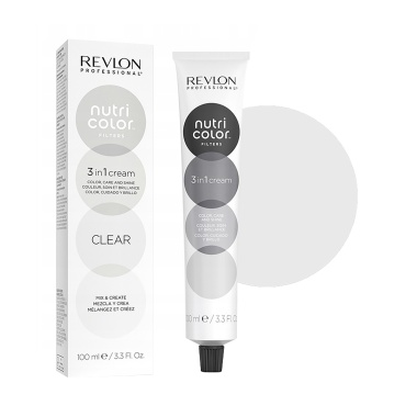 Revlon Professional Прямой краситель без аммиака Nutri Color Filters, Прозрачный Clear, 100 мл купить