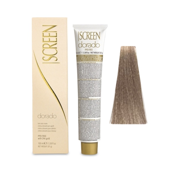 Screen Краска для волос Dorado Hair Color Cream, 8B 8.32 бежевый светлый блондин, 100 мл купить