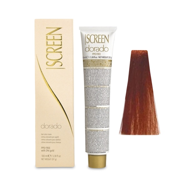 Screen Краска для волос Dorado Hair Color Cream, 8RR 8.44 насыщенный Медные светлый блондин, 100 мл купить