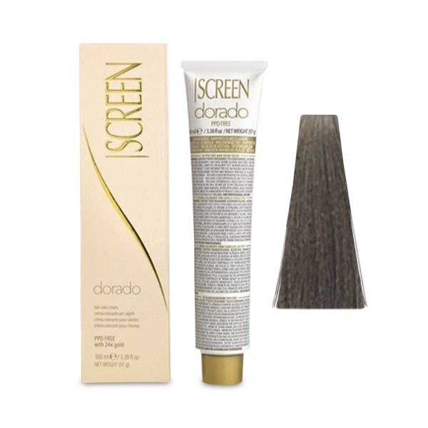 Screen Краска для волос Dorado Hair Color Cream, 6C 6.1 пепельный темный Коричневые, 100 мл купить