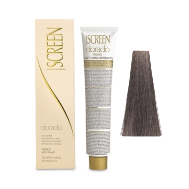 Screen Краска для волос Dorado Hair Color Cream, 7CV 7.12 Violet Ash Blonde фиолетовый Пепельные блондин, 100 мл купить