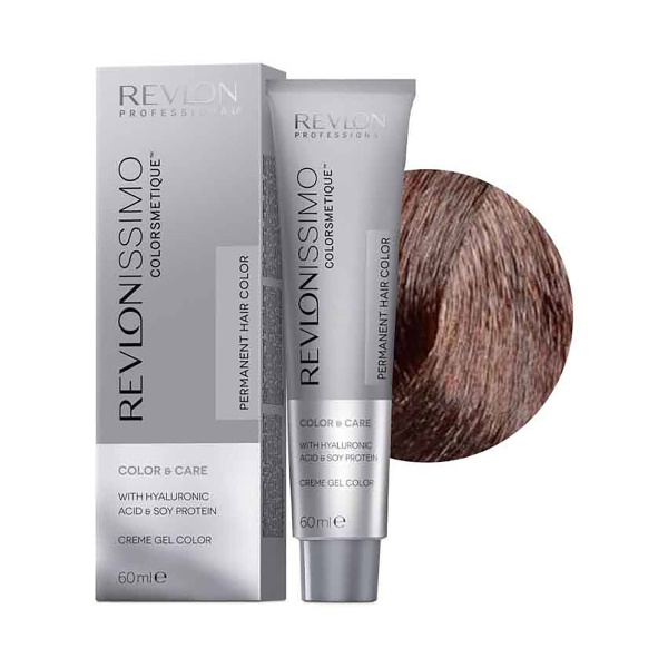 Revlon Professional Крем-краска Revlonissimo Colorsmetique, 7.24 Блондин Переливающийся-Медный, 60 мл купить