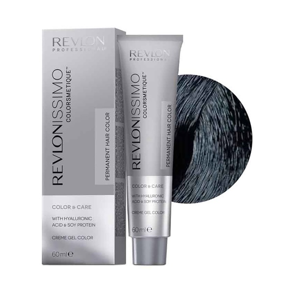 Revlon Professional Крем-краска Revlonissimo Colorsmetique, 2.10 Черный Насыщенно Пепельный, 60 мл купить