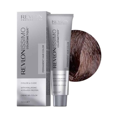 Revlon Professional Крем-краска Revlonissimo Colorsmetique, 5.24 Светло-Коричневый Переливающийся Медный, 60 мл купить