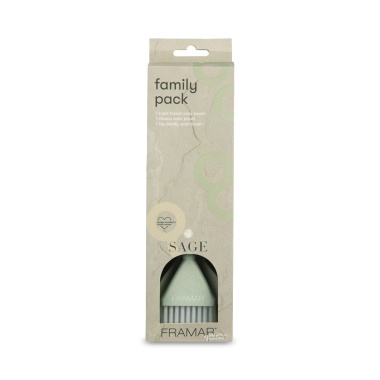 Framar Универсальный набор кистей для окрашивания Family Pack Brush Set Neutrals Sage, 3 шт купить