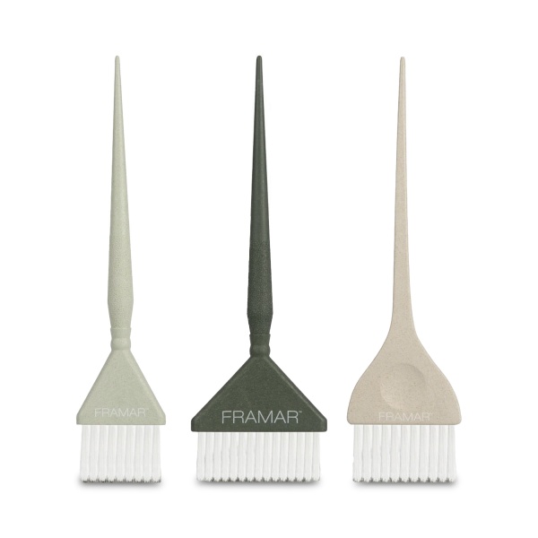 Framar Универсальный набор кистей для окрашивания Family Pack Brush Set Neutrals Sage, 3 шт купить