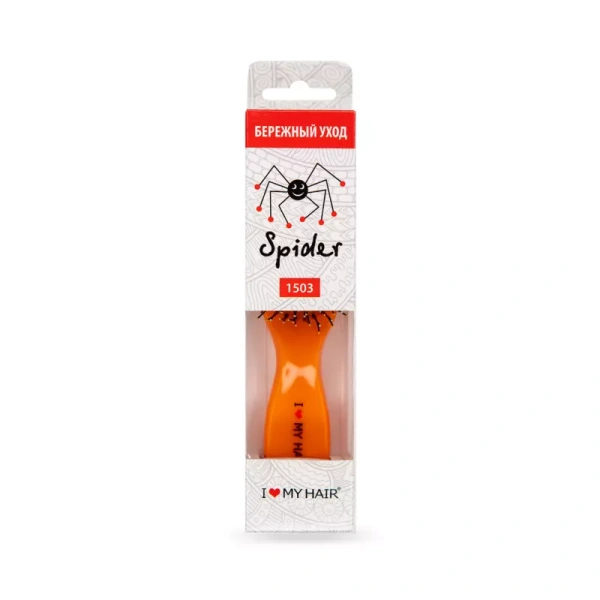 I ♥ my hair Парикмахерская щетка Spider 1503, оранжевая, S купить