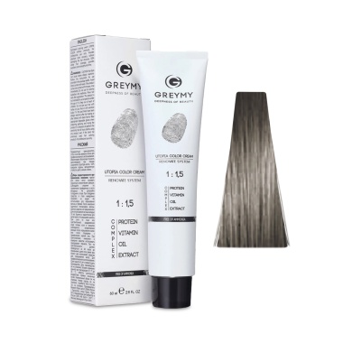Greymy Перманентный крем краситель Utopia Color Cream, 7I Холодный Русый, 60 мл купить