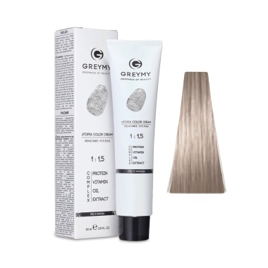 Greymy Перманентный крем краситель Utopia Color Cream, 9P Жемчужный Блондин, 60 мл купить