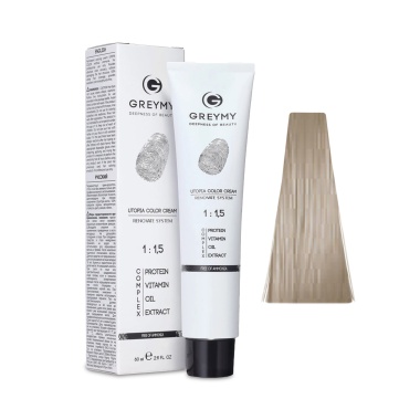 Greymy Перманентный крем краситель Utopia Color Cream, 11BI Холодно-коричневый Ультра Блонд, 60 мл купить