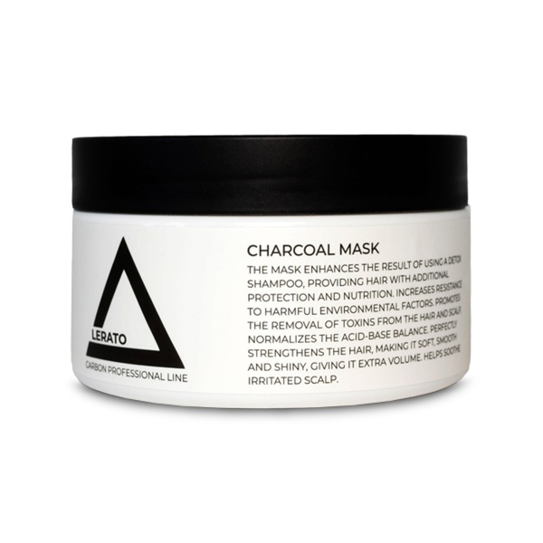 Lerato Cosmetic Угольная маска для страдающих от химических процедур и стресс-факторов волос Carbon Mask, 300 мл купить