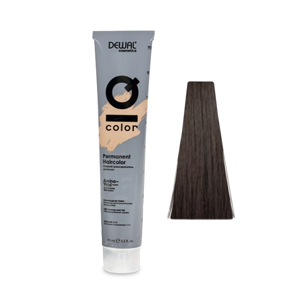 Dewal Cosmetics Краситель перманентный IQ Color, 5.1, Светлый пепельный брюнет, 90 мл купить