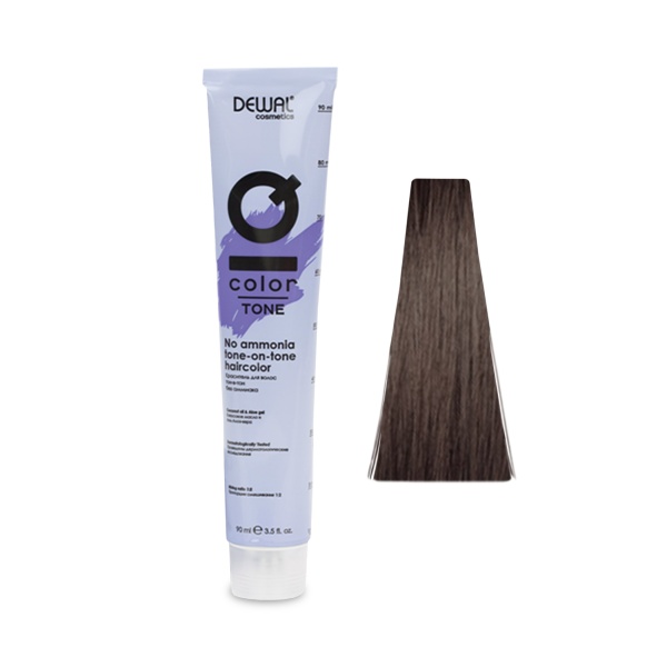 Dewal Cosmetics Краситель тон-в-тон IQ Color, 6.10, Темный пепельный блондин, 90 мл купить