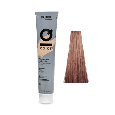 Dewal Cosmetics Краситель перманентный IQ Color, 7.12, Пепельно-перламутровый блондин, 90 мл купить