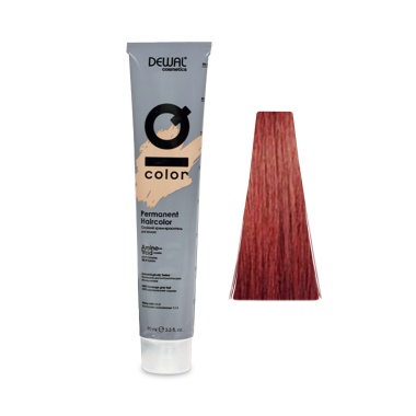 Dewal Cosmetics Краситель перманентный IQ Color, 7.44, Интенсивно-медный блондин, 90 мл купить