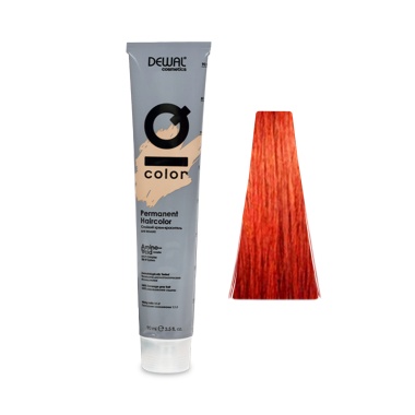 Dewal Cosmetics Краситель перманентный IQ Color, 8.44, Светлый интенсивно-медный блондин, 90 мл купить