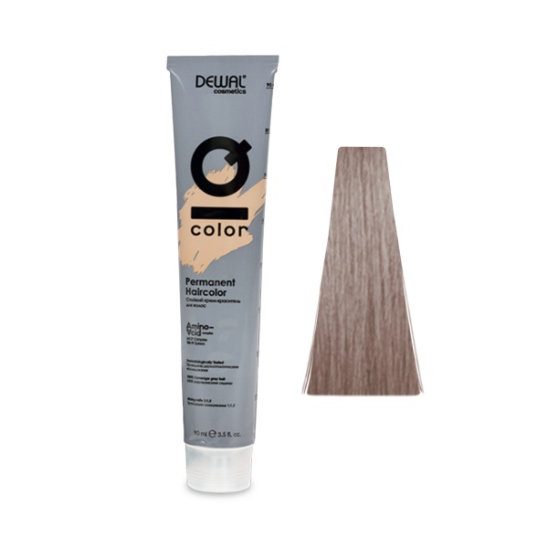 Dewal Cosmetics Краситель перманентный IQ Color, 10.1, Экстра светлый пепельный блондин, 90 мл купить