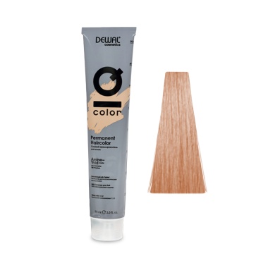 Dewal Cosmetics Краситель перманентный IQ Color, 10.84, Экстра светлый бежево-медный блондин, 90 мл купить