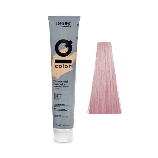 Dewal Cosmetics Краситель перманентный IQ Color, 11.22, Ультра светлый интенсивно-перламутровый блонд, 90 мл купить