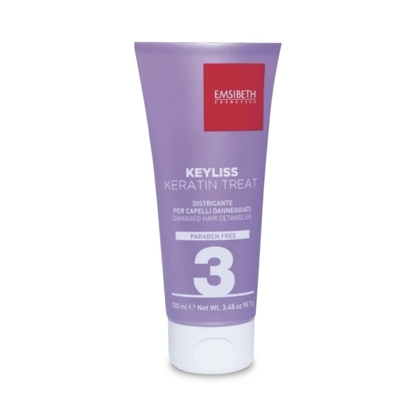 Emsibeth Реанимация для волос 3 Keyliss Keratin Treat Damaged Hair Detangler, 100 мл купить