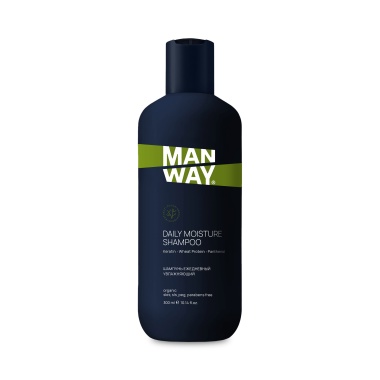 ManWay Шампунь ежедневный увлажняющий Daily Moisture Shampoo, 300 мл купить