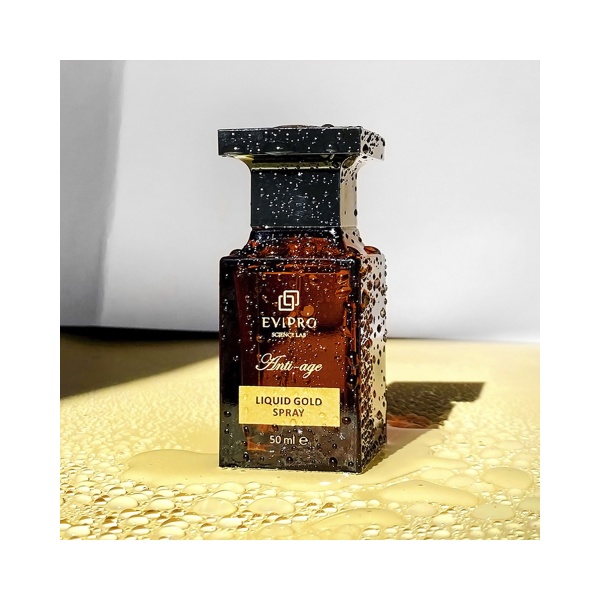Evipro Science Lab Ревитализирующий ANTI-AGE LIQUID GOLD SPRAY для лица, шеи и зоны декольте, 50 мл купить