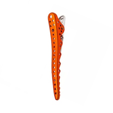 Y.S.Park Парикмахерские зажимы для волос Shark Clip YS-28*2, 2 шт, оранжевый металлик купить