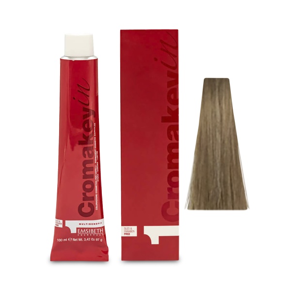 Emsibeth Крем-Краска Cromakey-In Multibenefit, 8,0 Multibenefitlight Blonde Светлый Блондин, 100 мл купить