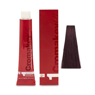 Emsibeth Крем-Краска Cromakey-In Multibenefit, 4,66 Intense Red Brown Интенсивный Красно-Коричневый, 100 мл купить