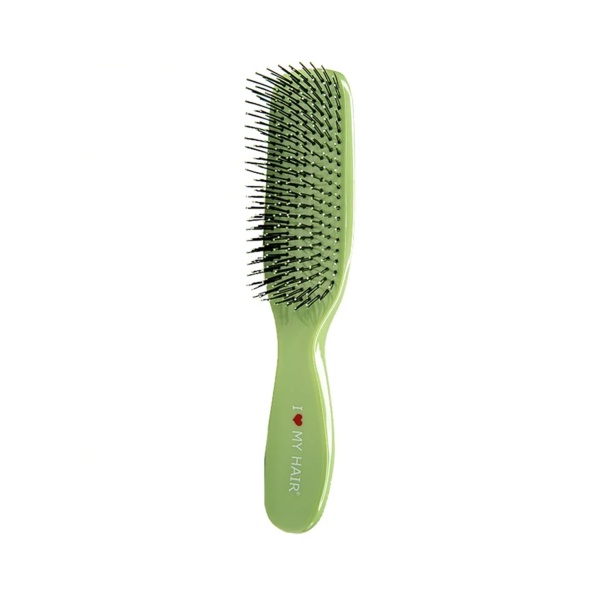 I ♥ my hair Парикмахерская щетка Spider 1501, зеленая, глянцевая, M купить