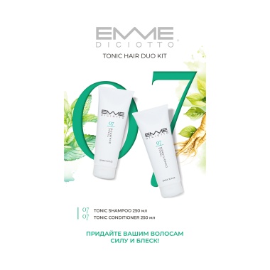 Emmediciotto Набор тонизирующий для волос, 07 Tonic, 500 мл купить